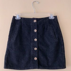 Size 5/6 YMI black corduroy skirt